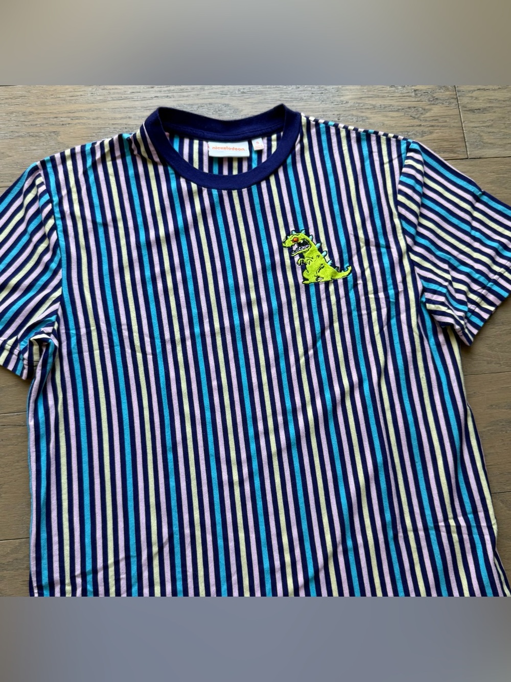 “The Rugrats” Reptar Striped Tee